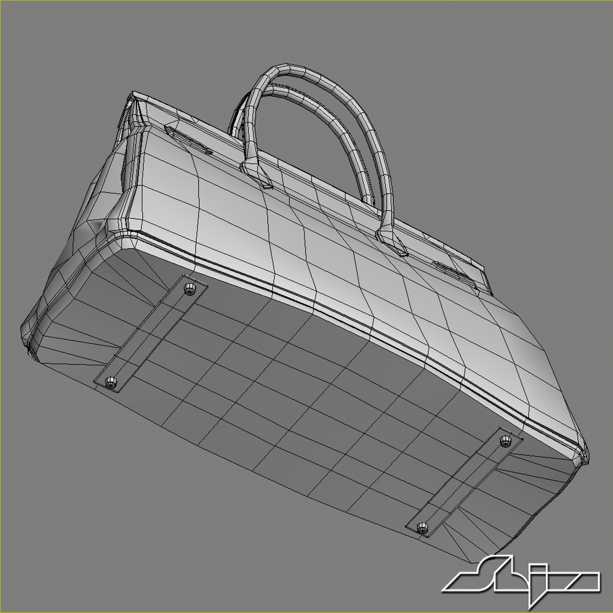 3d model hermes birkin bag