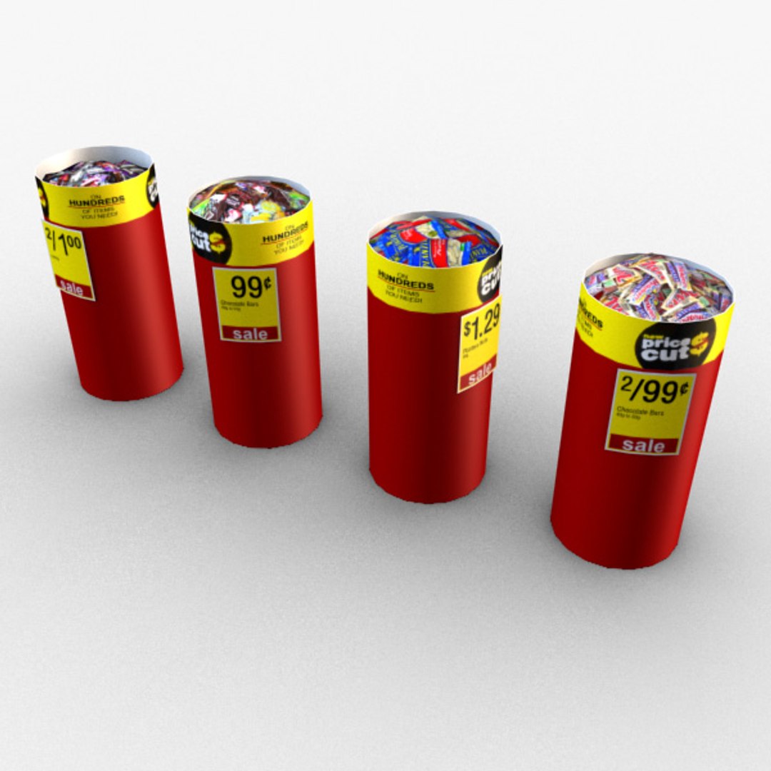 retail discount bins 3d 3ds