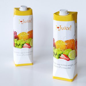 3D bottle juice