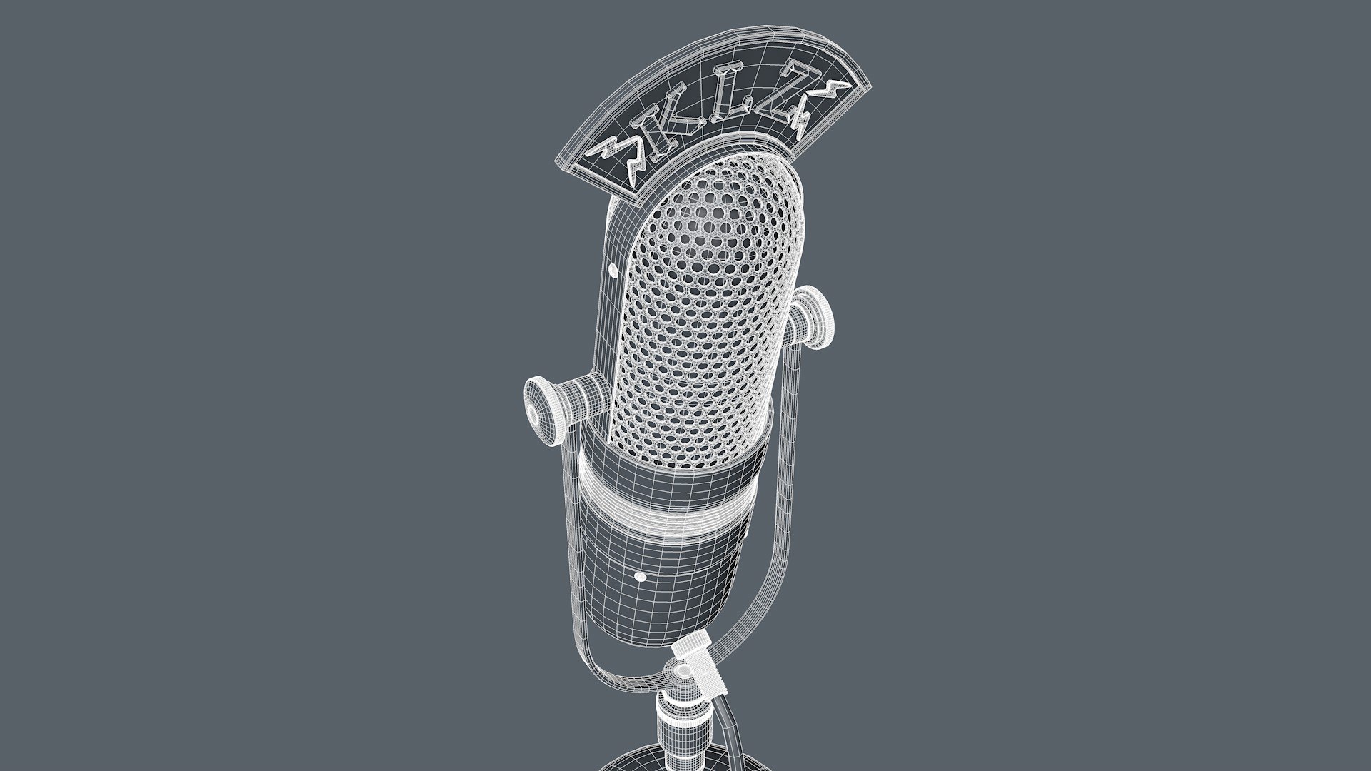 3D Microphone Retro - TurboSquid 1957785