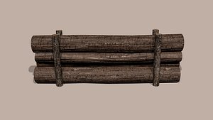 3d log wall
