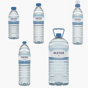 Water Bottle 50 CL 16 OZ | 3D model