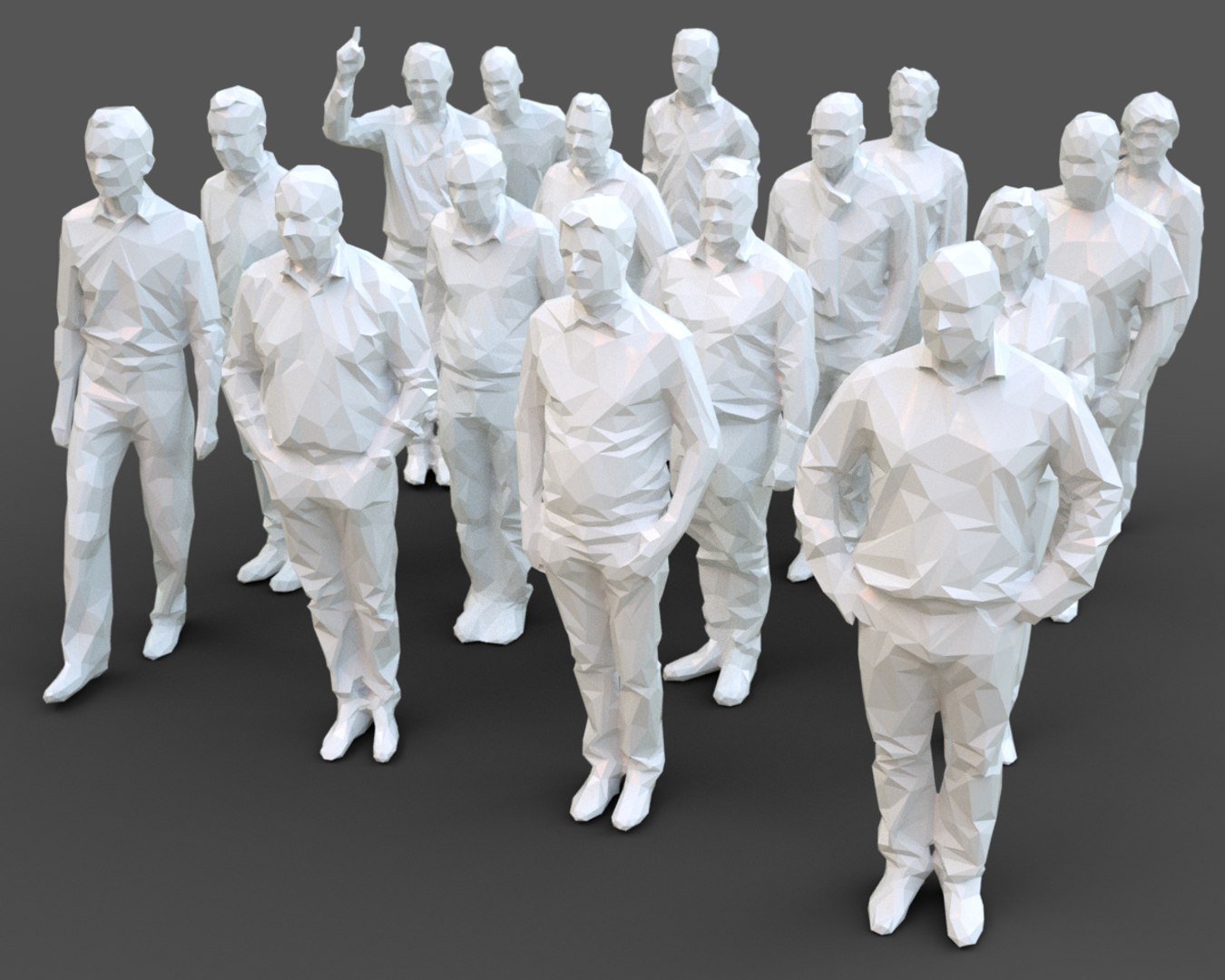 Architectural stylized human character 3D model | 1147643 | TurboSquid