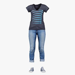 Casual Female Remastered model