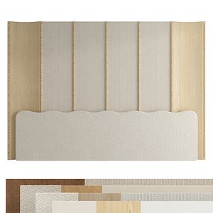 Headboard Decorative wall panels set 06