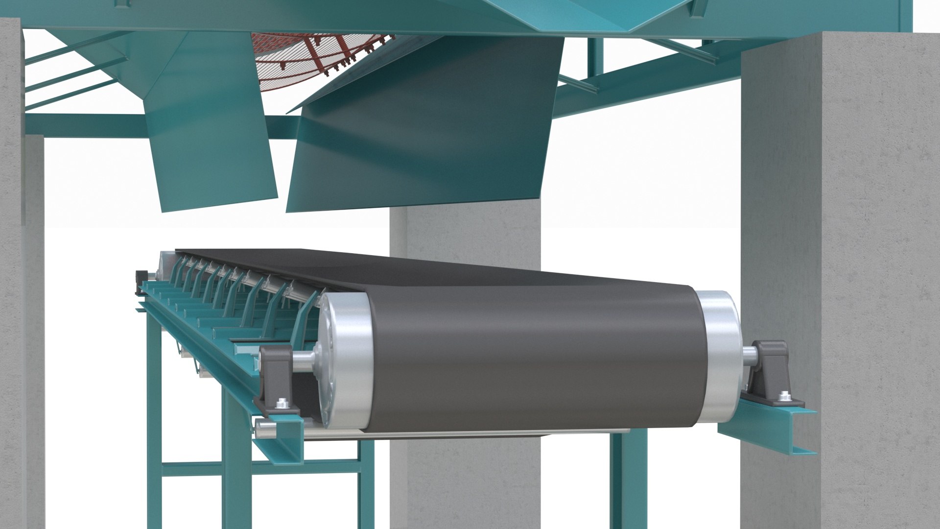 Drum Screening Machine 3D Model - TurboSquid 2265712