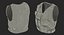jet fighter pilot vest 3d model