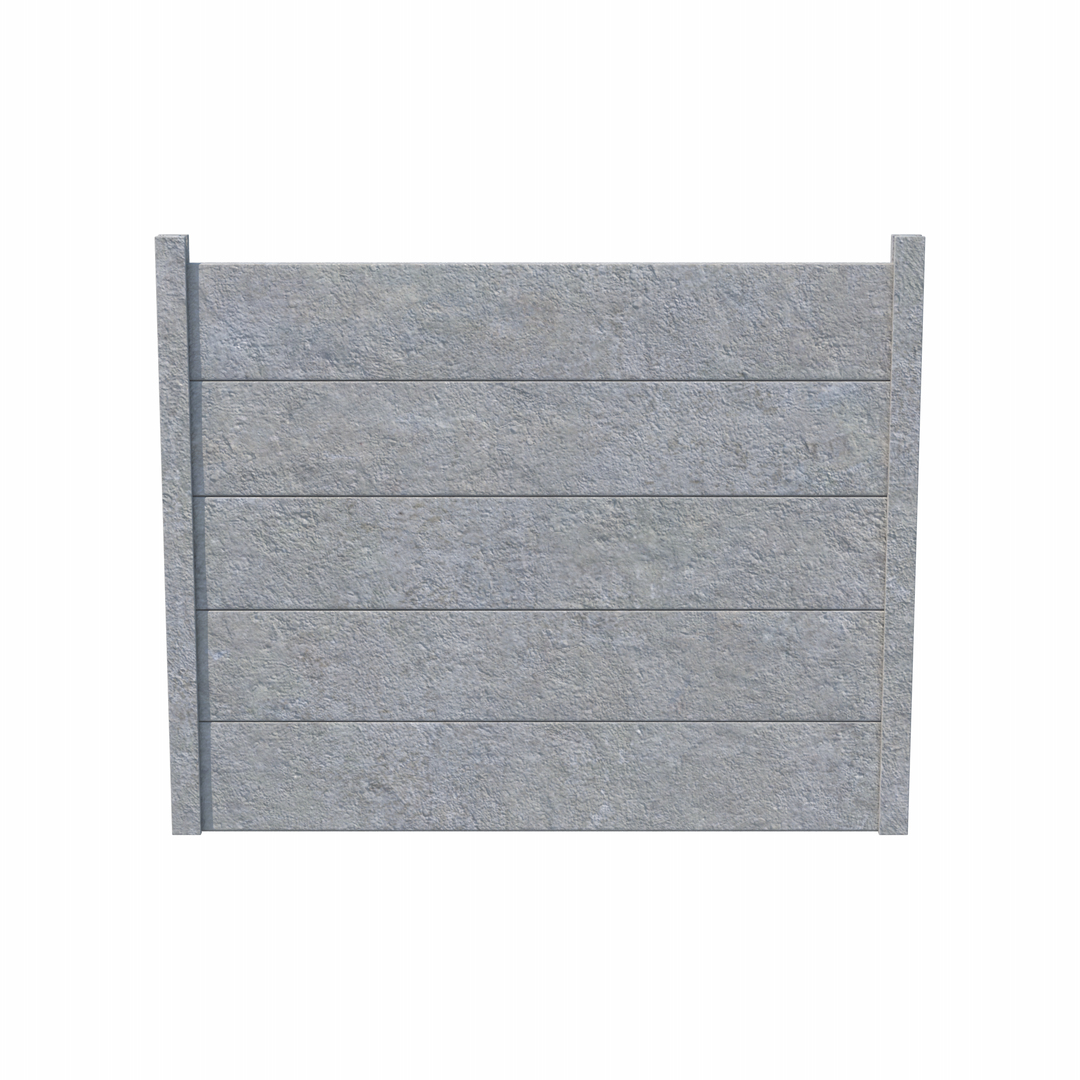 Concrete Wall 3D Model - TurboSquid 1951737