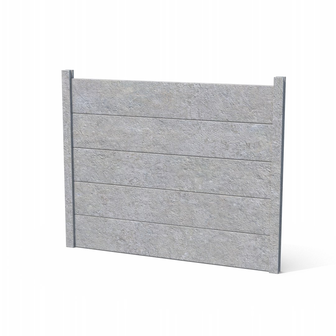 Concrete Wall 3D Model - TurboSquid 1951737