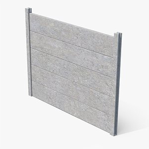Concrete Wall 3D model