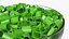 Green Onion Rings in Glass Bowl