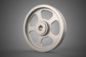 5 SPOKE FLYWHEEL V BELT PULLEY ENGINE TRANSMISSION FLY WHEEL RIM