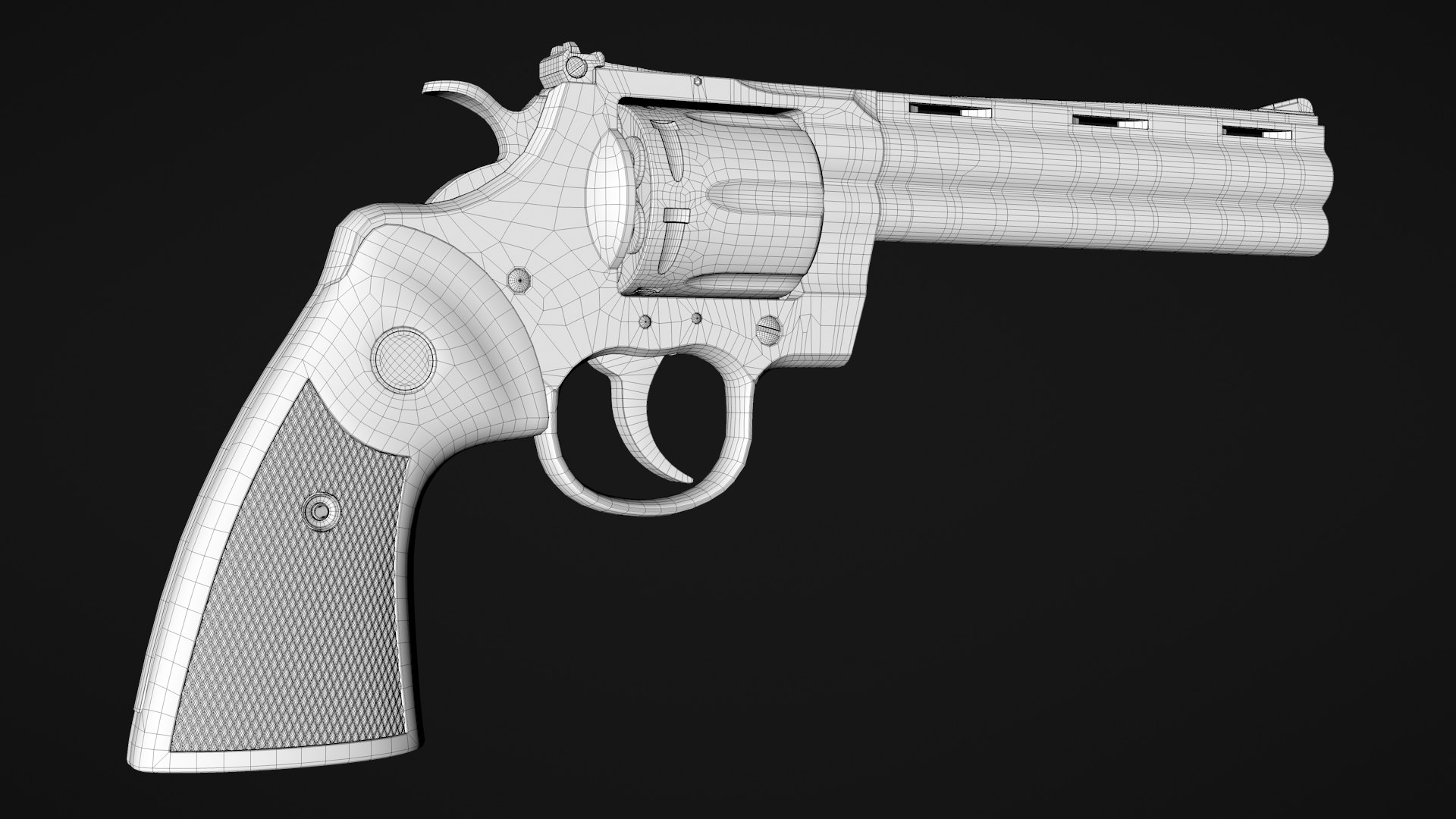 Colt Python 3D model https://p.turbosquid.com/ts-thumb/3a/xQk6lD/Qw/wireframeimage__00005/jpg/1771773564/1920x1080/fit_q87/25df69f6ae9edc48aef49c765e1cd4f28ad9e806/wireframeimage__00005.jpg