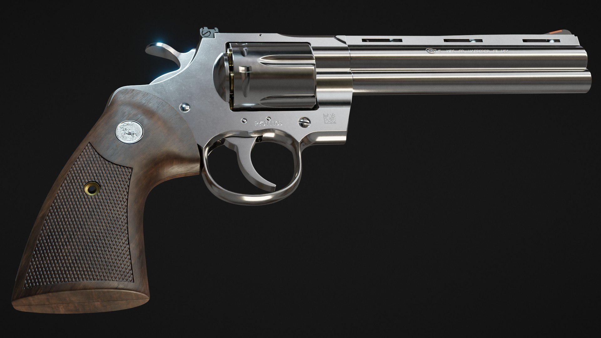 Colt Python 3D model https://p.turbosquid.com/ts-thumb/3a/xQk6lD/Vr/coltpython2020image_0009/jpg/1771773556/1920x1080/fit_q87/8d9ecd05cf47dd70a3bdaebe3d4a9376a0227a8a/coltpython2020image_0009.jpg