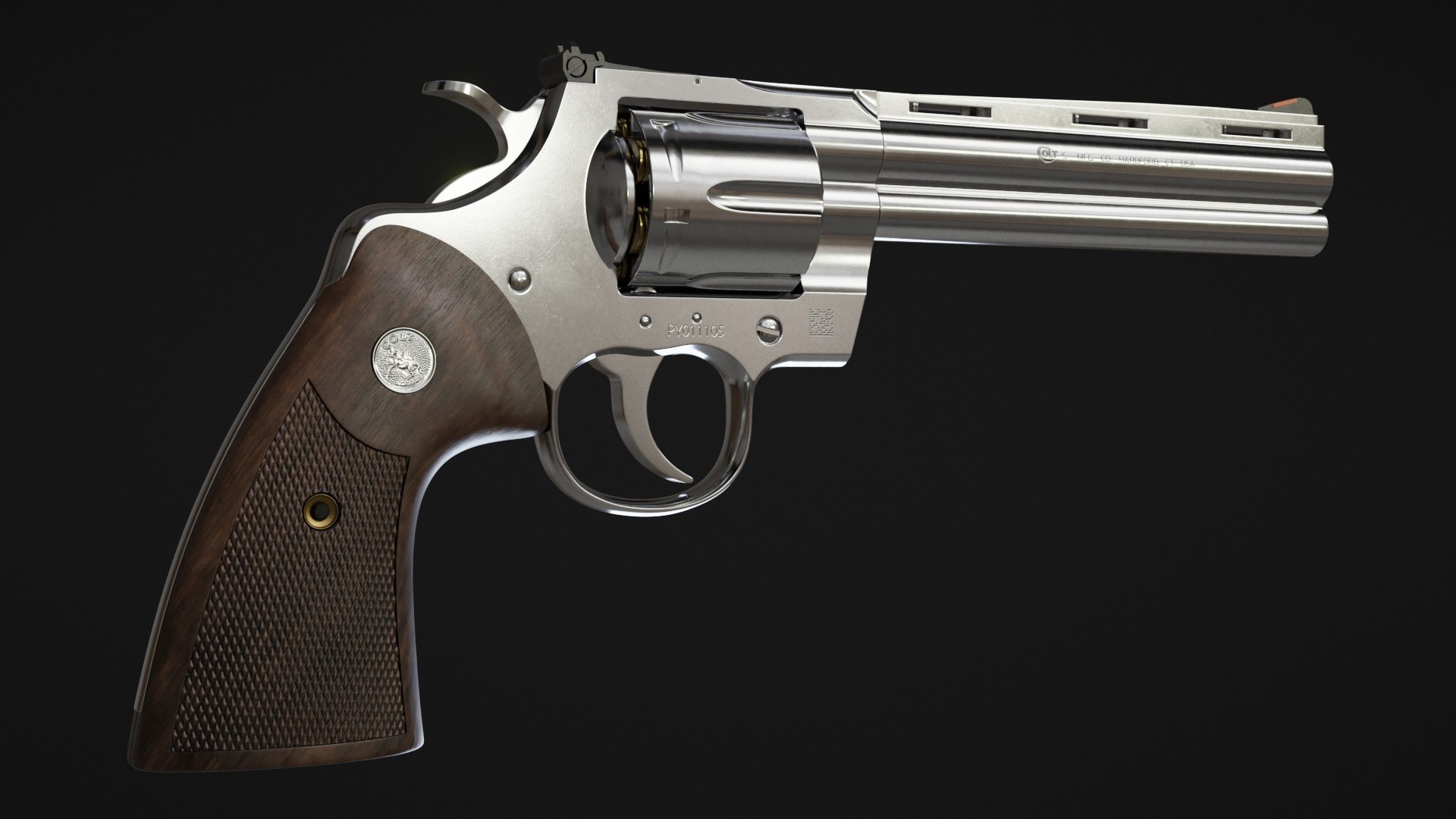 Colt Python 3D model https://p.turbosquid.com/ts-thumb/3a/xQk6lD/bQ/coltpython2020image_0005/jpg/1771773553/1920x1080/fit_q87/d40c4ecf9c18354549d7a5d66828fa129baf62ce/coltpython2020image_0005.jpg