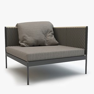Roda Basket Sofa Module 350