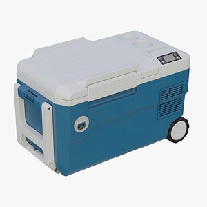 PBR Cooler Blue 3D model