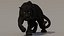 Modello 3D animato di Black Panther