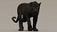 Modello 3D animato di Black Panther