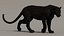 Modello 3D animato di Black Panther