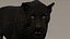 Modello 3D animato di Black Panther