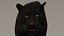 Modello 3D animato di Black Panther