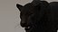 Modello 3D animato di Black Panther