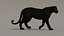 Modello 3D animato di Black Panther
