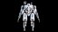Rigged Sci-Fi Combat Mech Exoskeleton Suit - Winter Skin PBR model