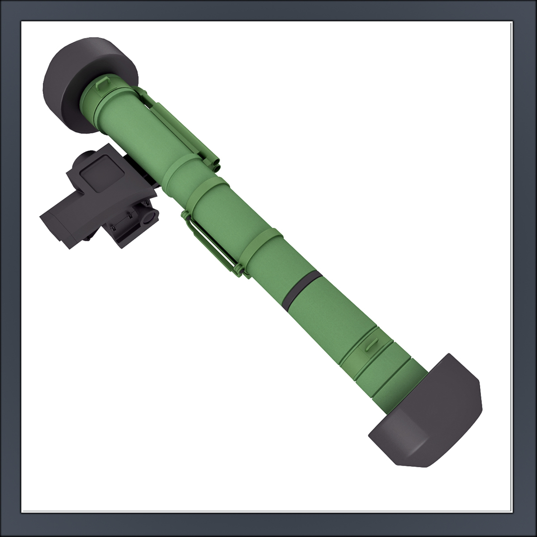 3d model fgm 148 javelin missile launcher