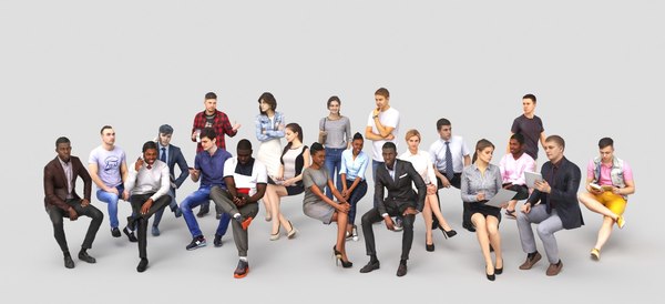 3d human people bonus