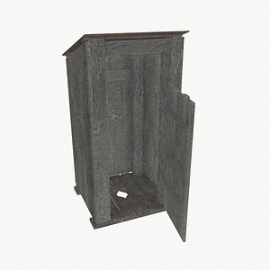 Wooden Outhouse