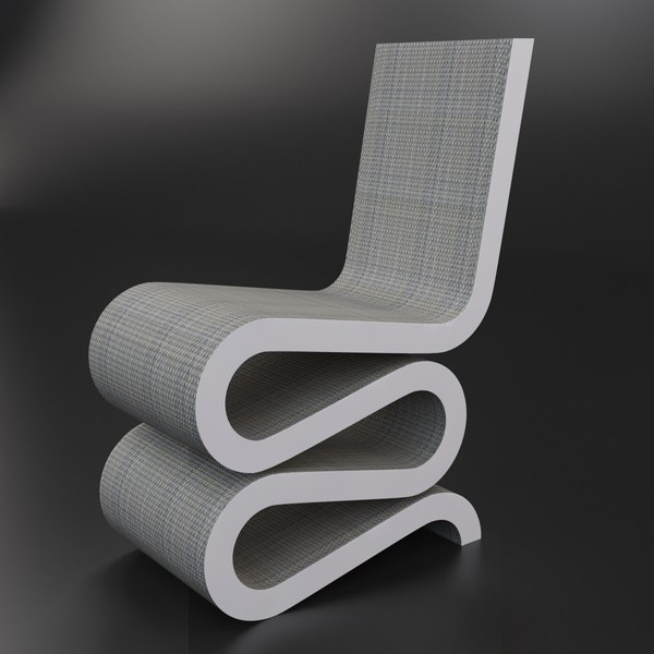 wiggle chair 3d max