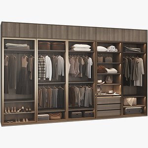 Wardrobe with filling 52 3D