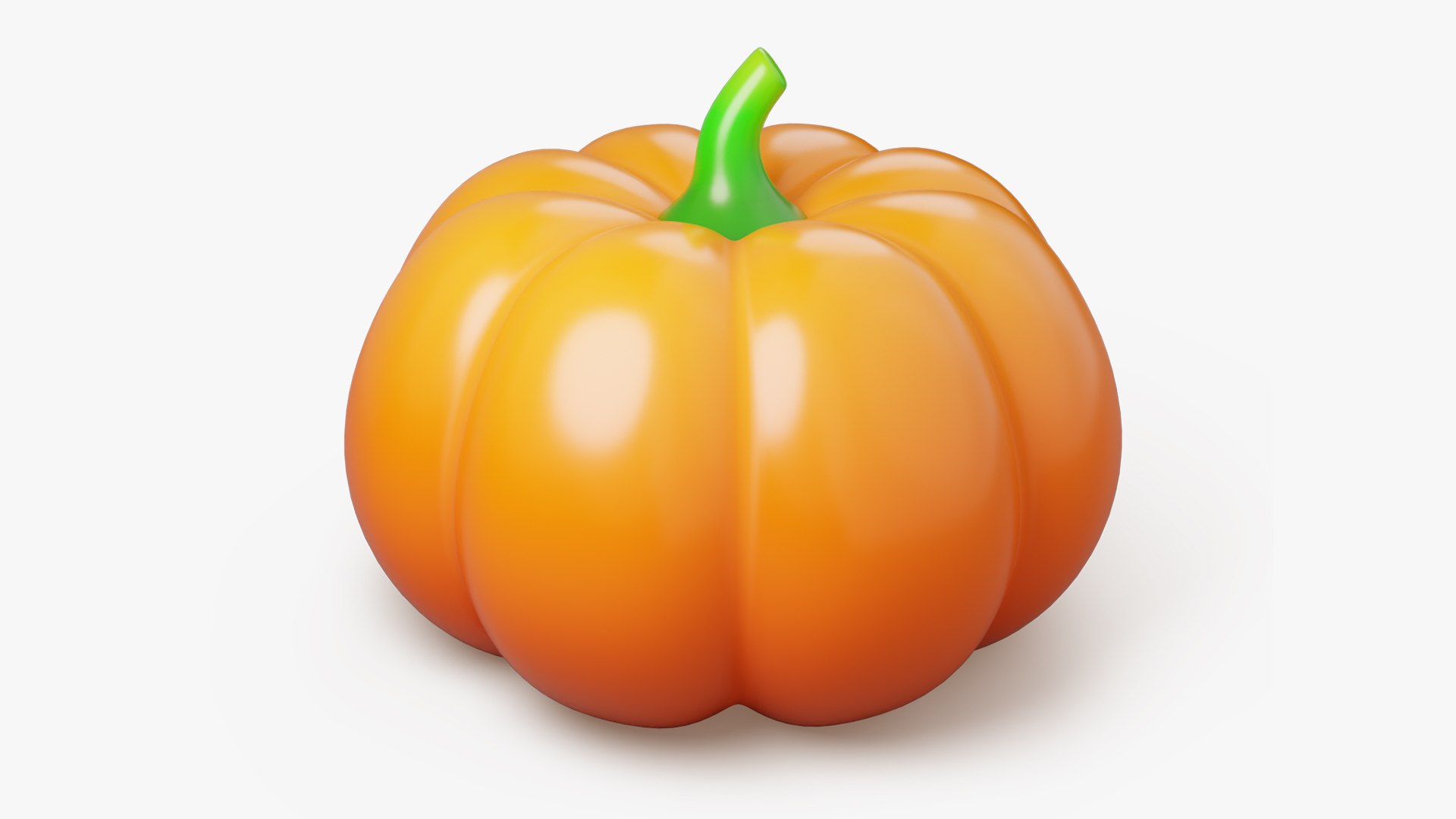 3D Stylized Pumpkin Model - TurboSquid 2400821