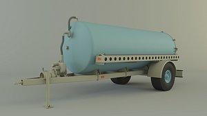 water transport trailer 3D
