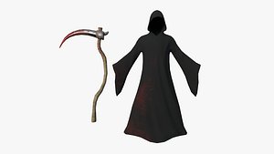 Grim Reaper 3D Model $99 - .3ds .blend .c4d .fbx .max .ma .lxo