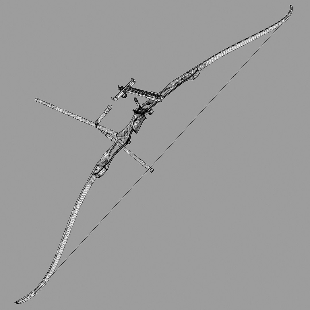 3d Olympic Recurved Bow Model