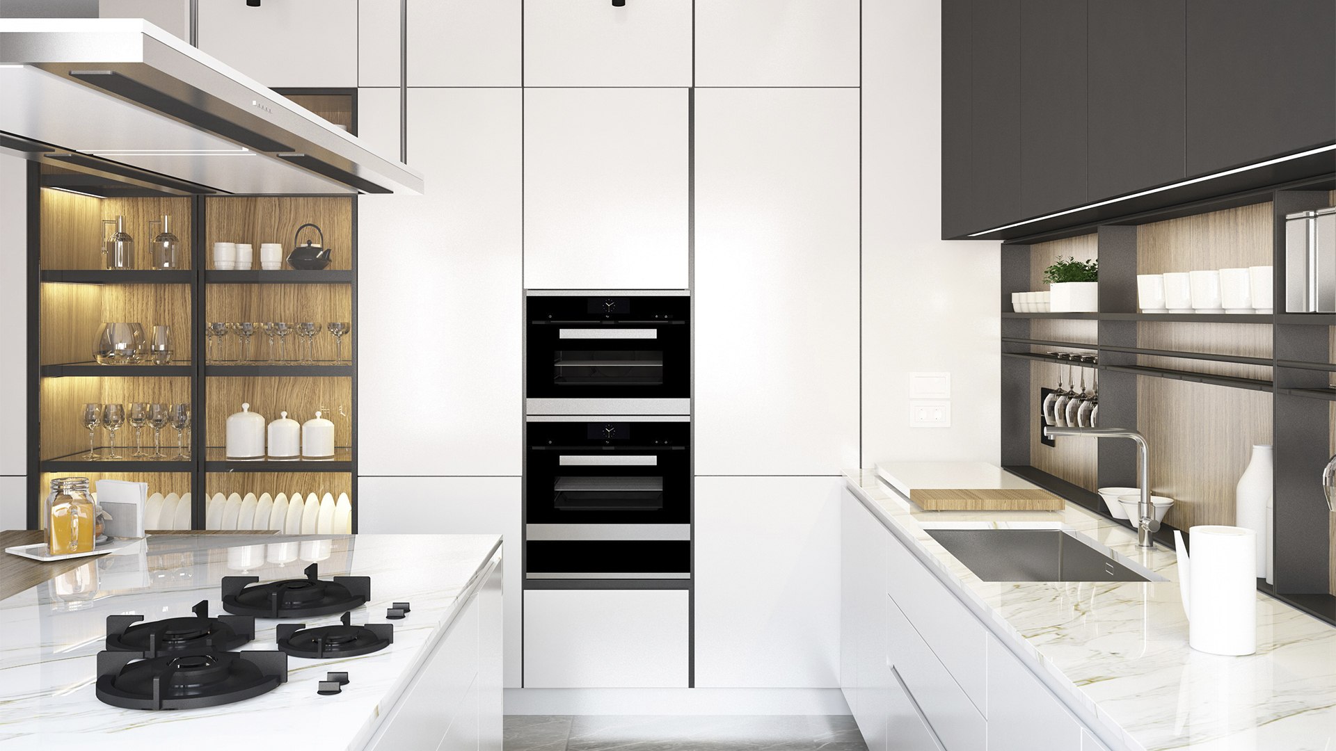 Kitchen Collection Furniture And Appliances 3D Model - TurboSquid 2020222