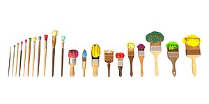 3D Brush Kit model