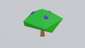 Bush with two textures and animations