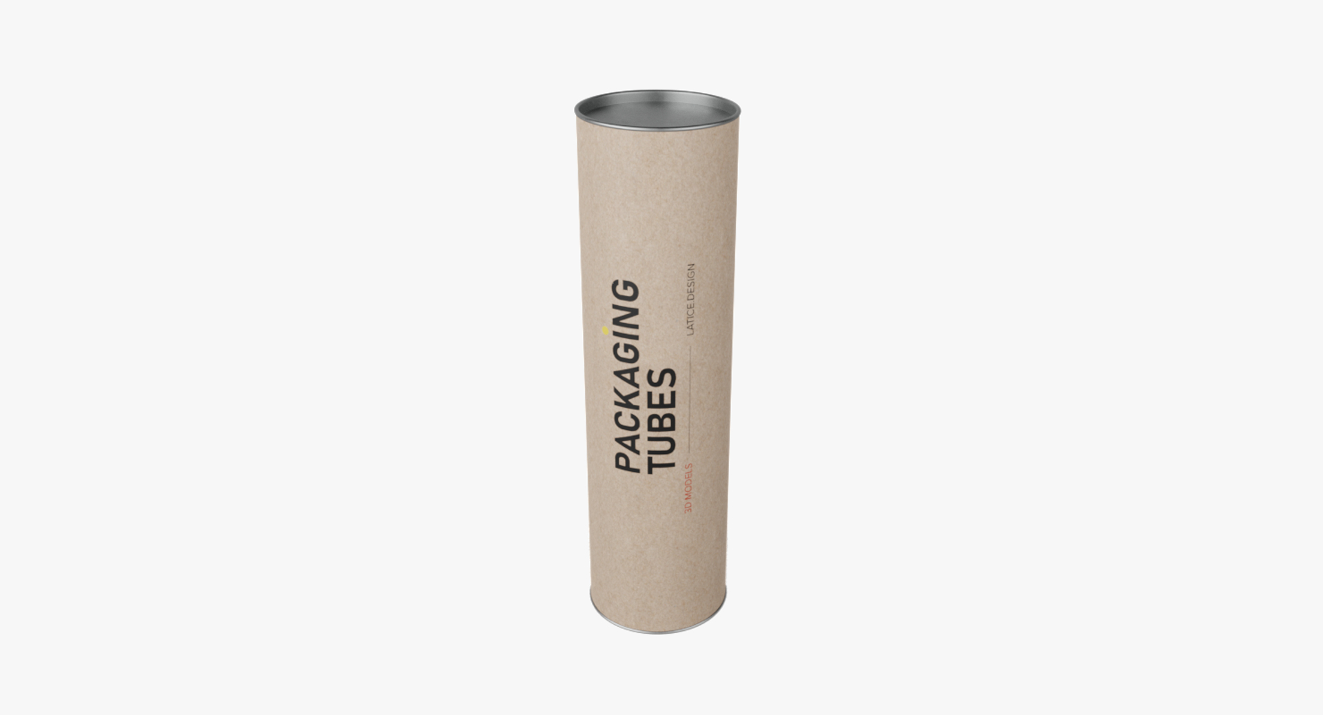 Packaging Tube 3D Model - TurboSquid 1424381