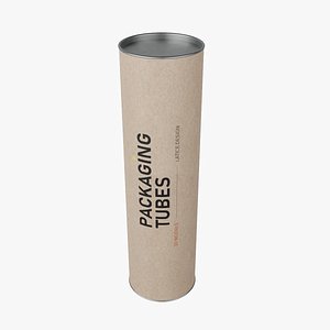 packaging tube 3D model