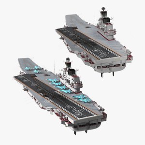 Russian Aircraft Carriers Collection 3D