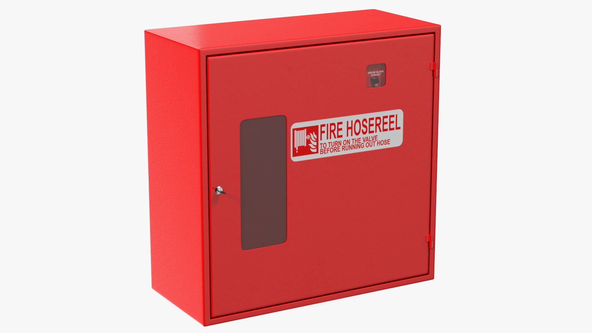 Fire Hose Reel Box 3D model preview