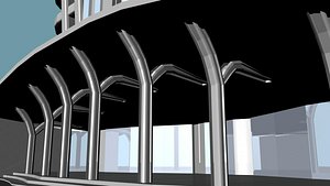 futuristic skyscraper