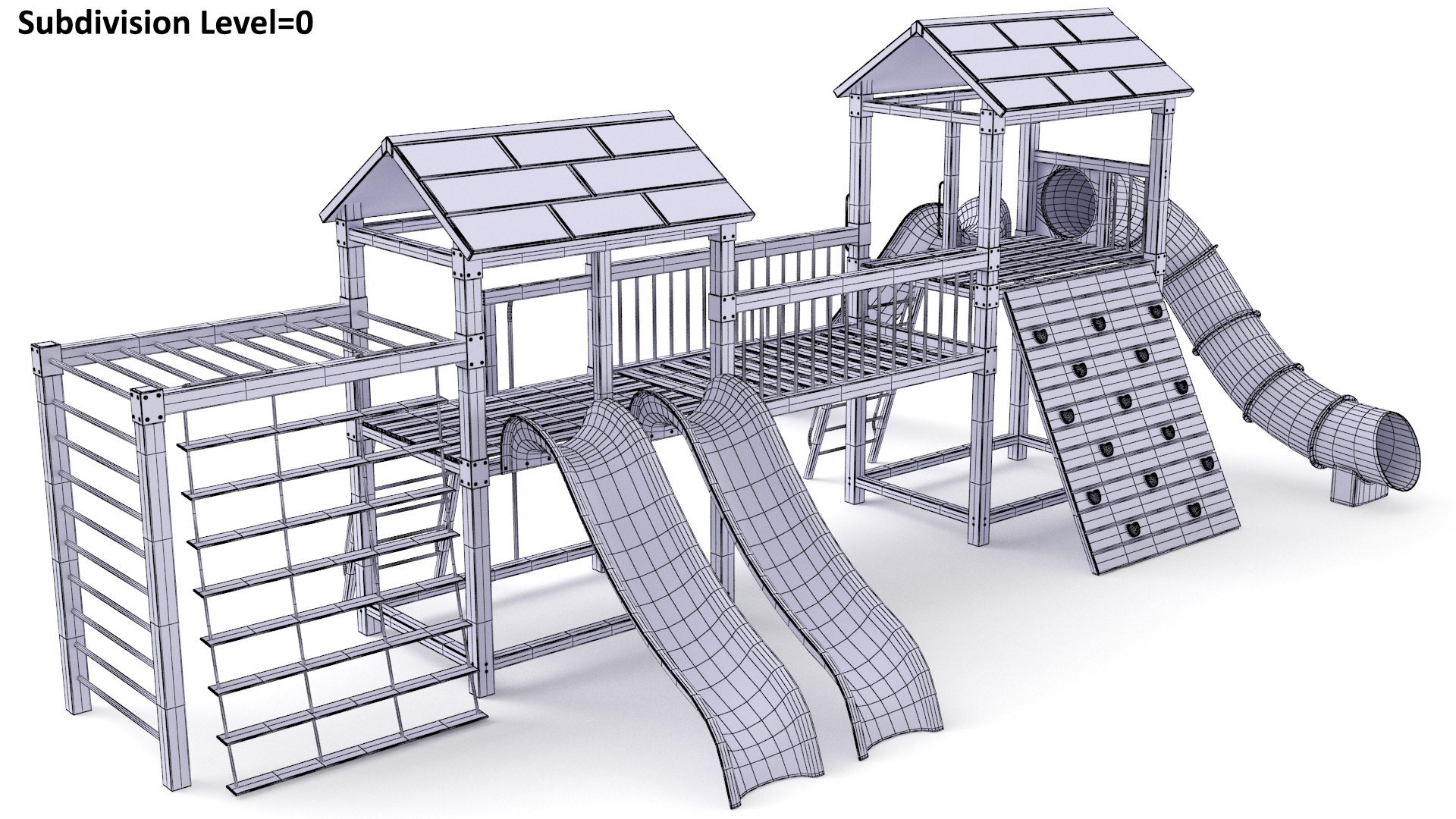 Playground Jungle Gym 02 3d Model - Turbosquid 2142058