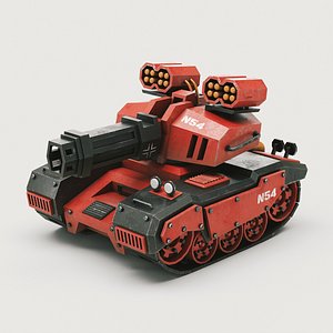 Concept Tank 01 3D model