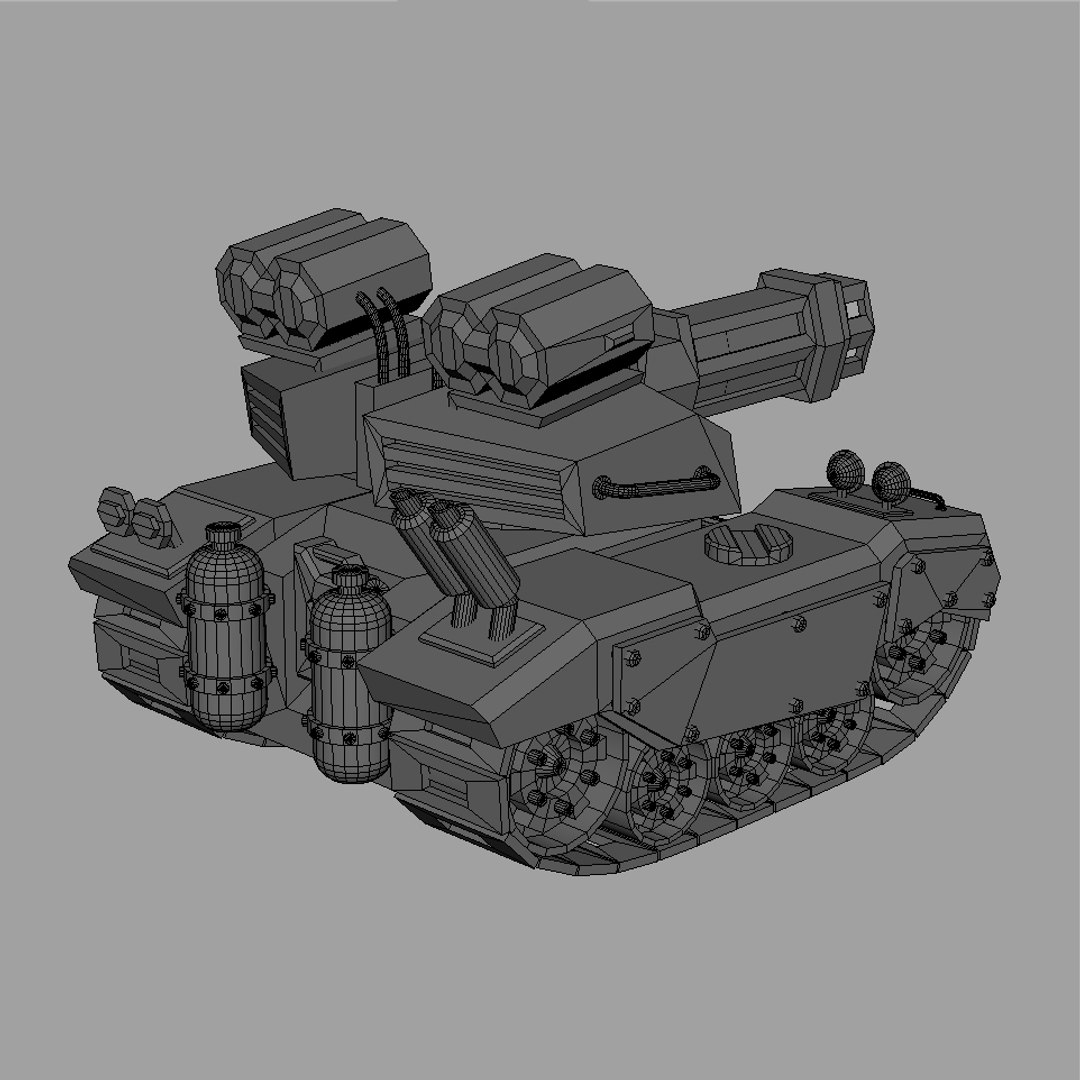 Concept Tank 01 3D Model - TurboSquid 1925456