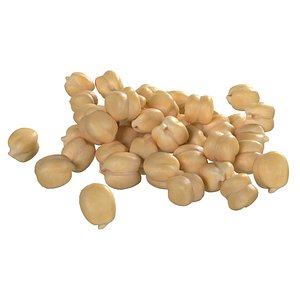 Chickpea pile 3D model